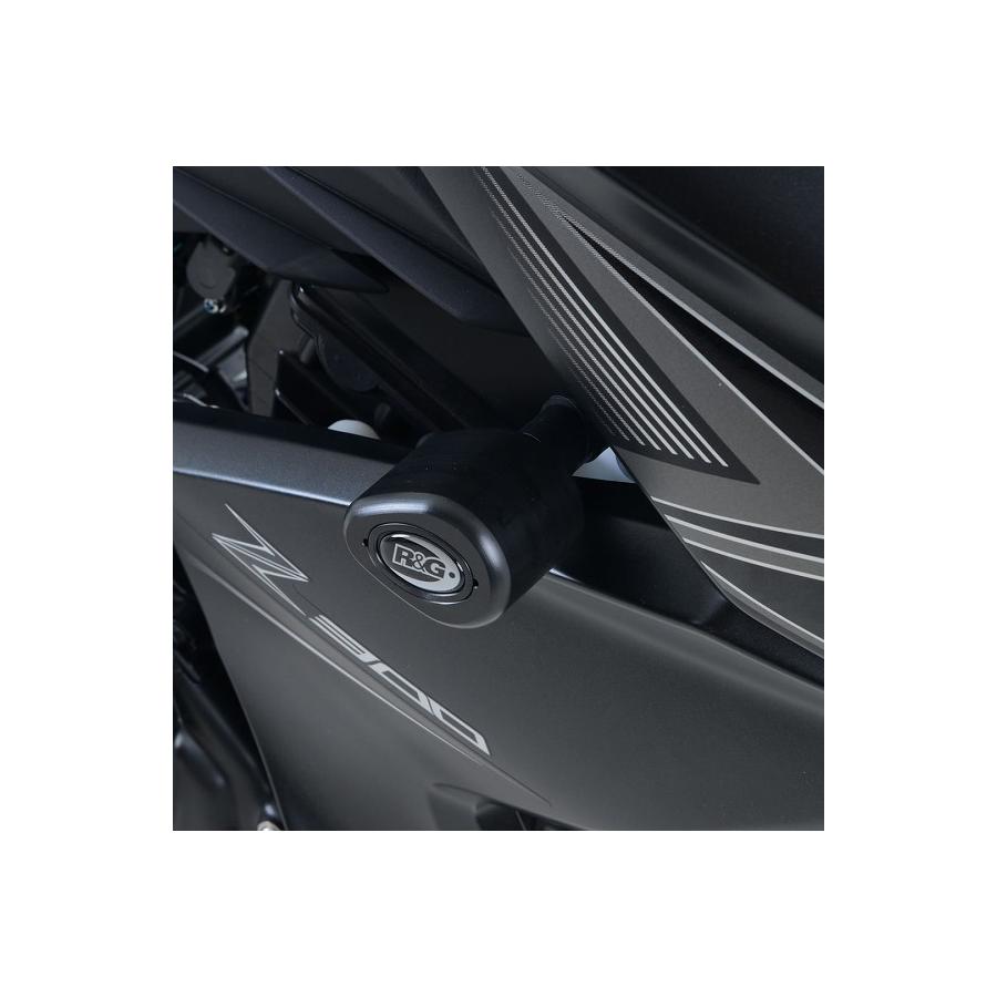 R&G (アールアンドジー) エアロクラッシュプロテクター ブラック Z250/Z300