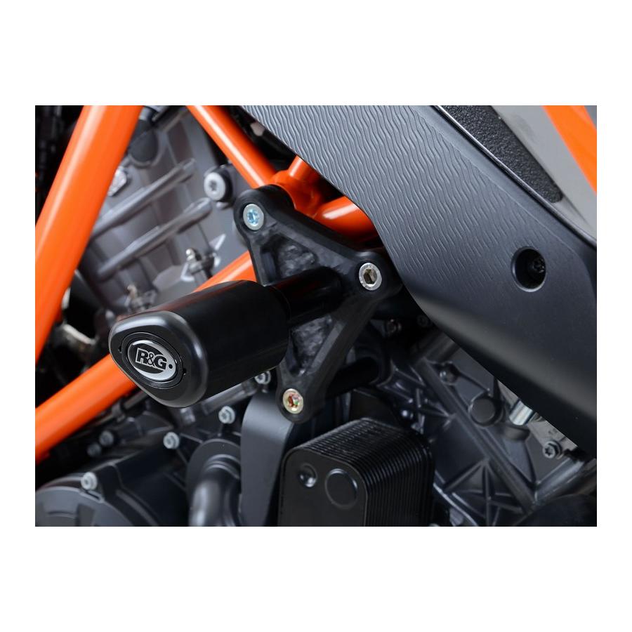 R&G (アールアンドジー) エアロクラッシュプロテクター ブラック KTM 1290 SuperDuke GT