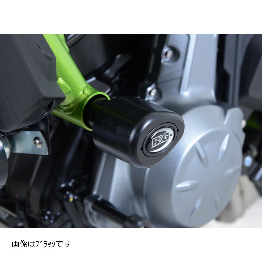 R&G (アールアンドジー) エアロクラッシュプロテクター ホワイト Z650 NINJA650 ニンジャ650