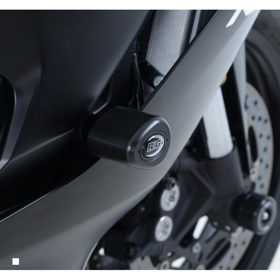 R&G (アールアンドジー) エアロフレームスライダー(no-cut) ブラック YZF-R6 RG-CP0432BL