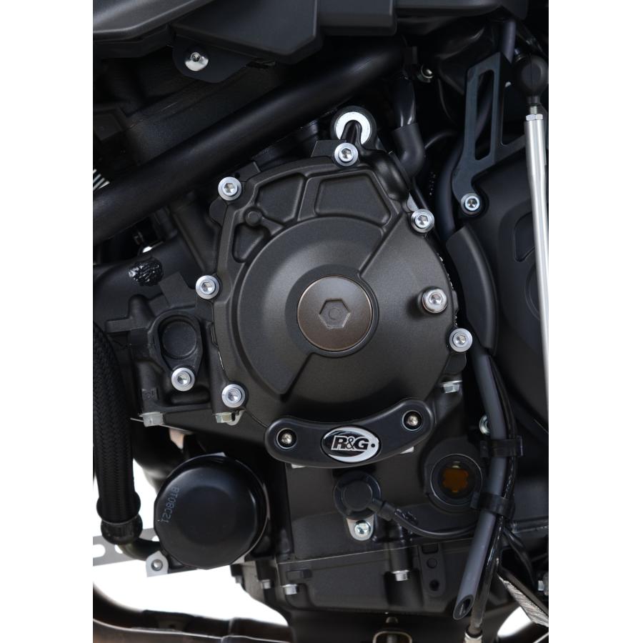 R&G (アールアンドジー) エンジンケーススライダー左 ブラック MT-10