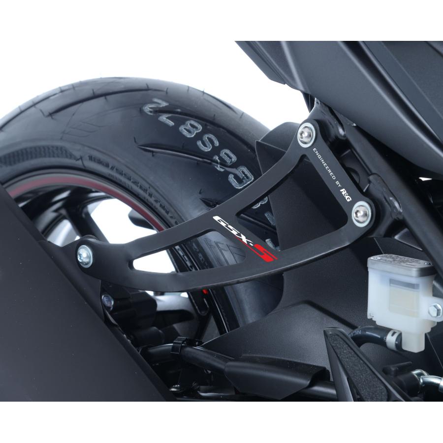 401 cc 〜750 cc  - R&G (アールアンドジー) エキゾーストハンガー ブラック GSX-S750