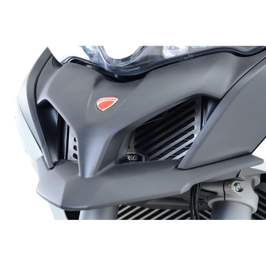 R&G (アールアンドジー) ステンレスオイルクーラーガード DUCATI Multistrada1200 /950Multistrada