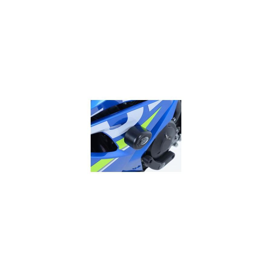R&G (アールアンドジー) フレームスライダー エアロクラッシュプロテクター ブラック GSX-R1000/R RACING VIRSION