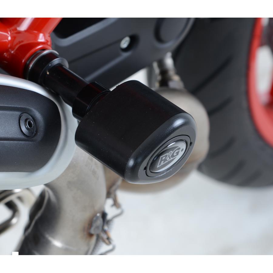 R&G (アールアンドジー) エアロクラッシュプロテクター ブラック Monster797 RG-CP0433BL