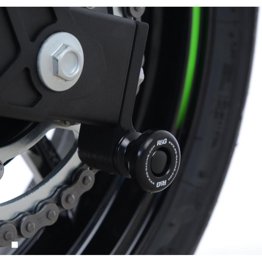 R&G (アールアンドジー) オフセットコットンリール ブラック Ninja250 ニンジャ250/400 RG-CR0069BK