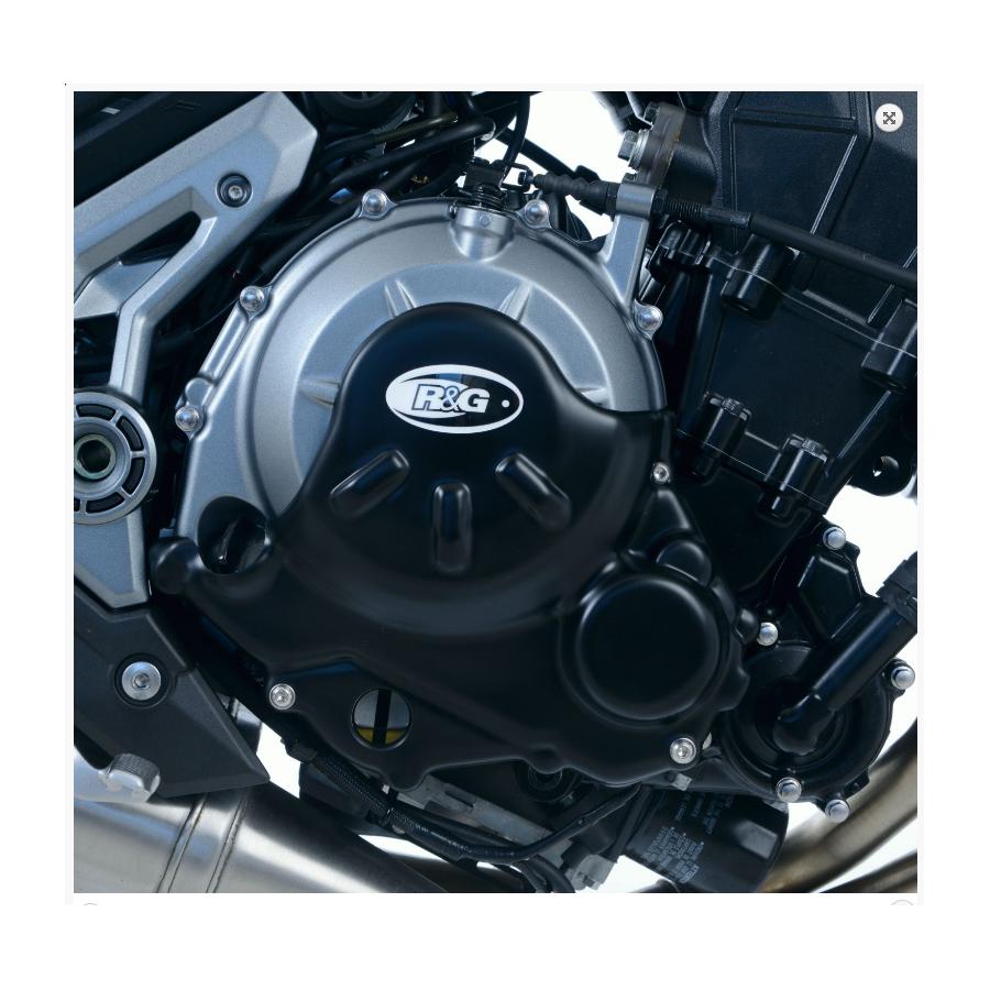 R&G (アールアンドジー) クラッチカバー 右側 ブラック Ninja400 ニンジャ400 RG-ECC0258R