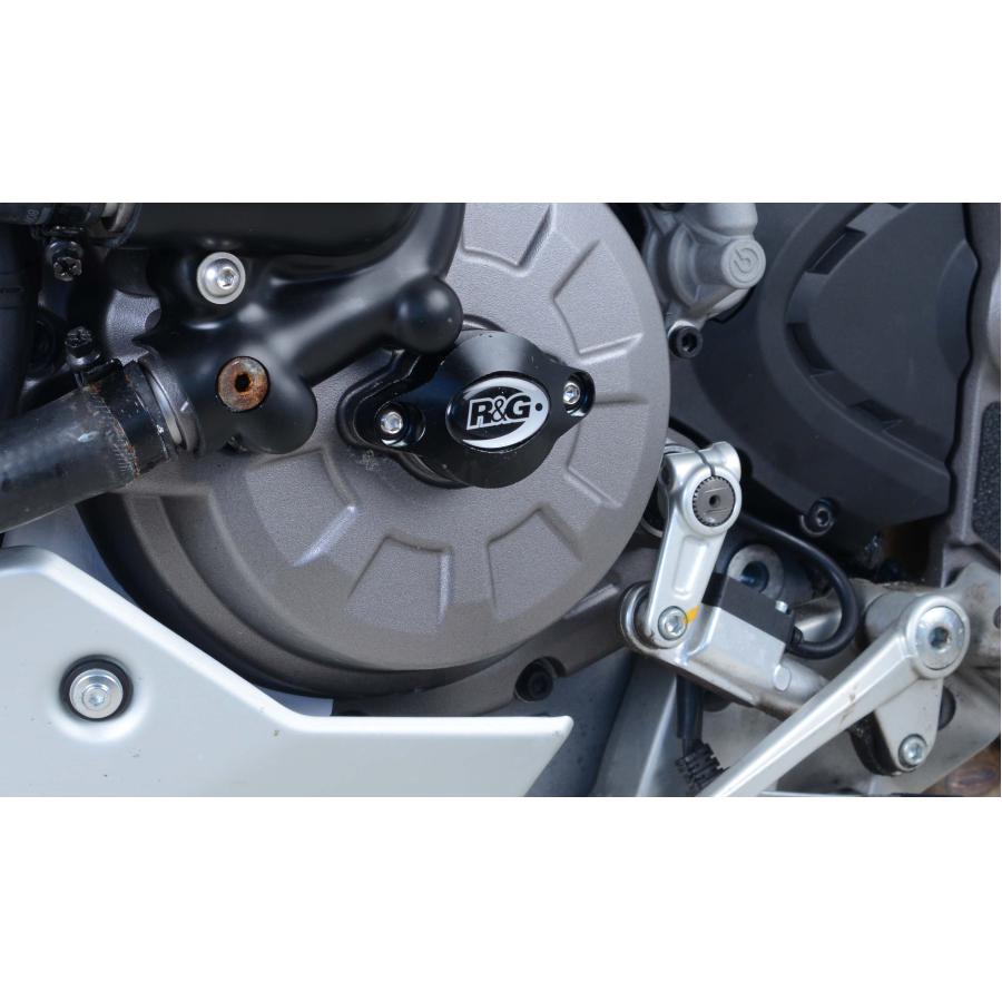 R&G (アールアンドジー) エンジンケース スライダー 左側 ブラック Multistrada1260/S RG-ECS0127BK