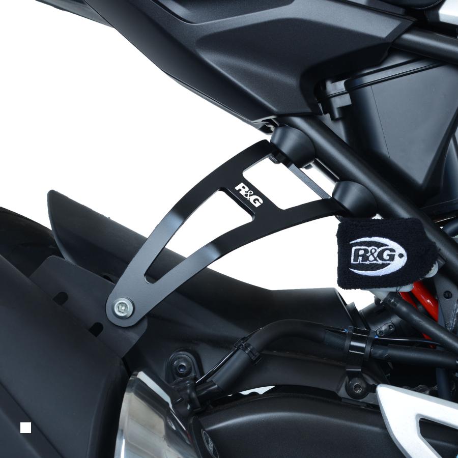 251 cc 〜400 cc  - R&G (アールアンドジー) エキゾーストハンガー ブラック CB300R RG-EH0087BK