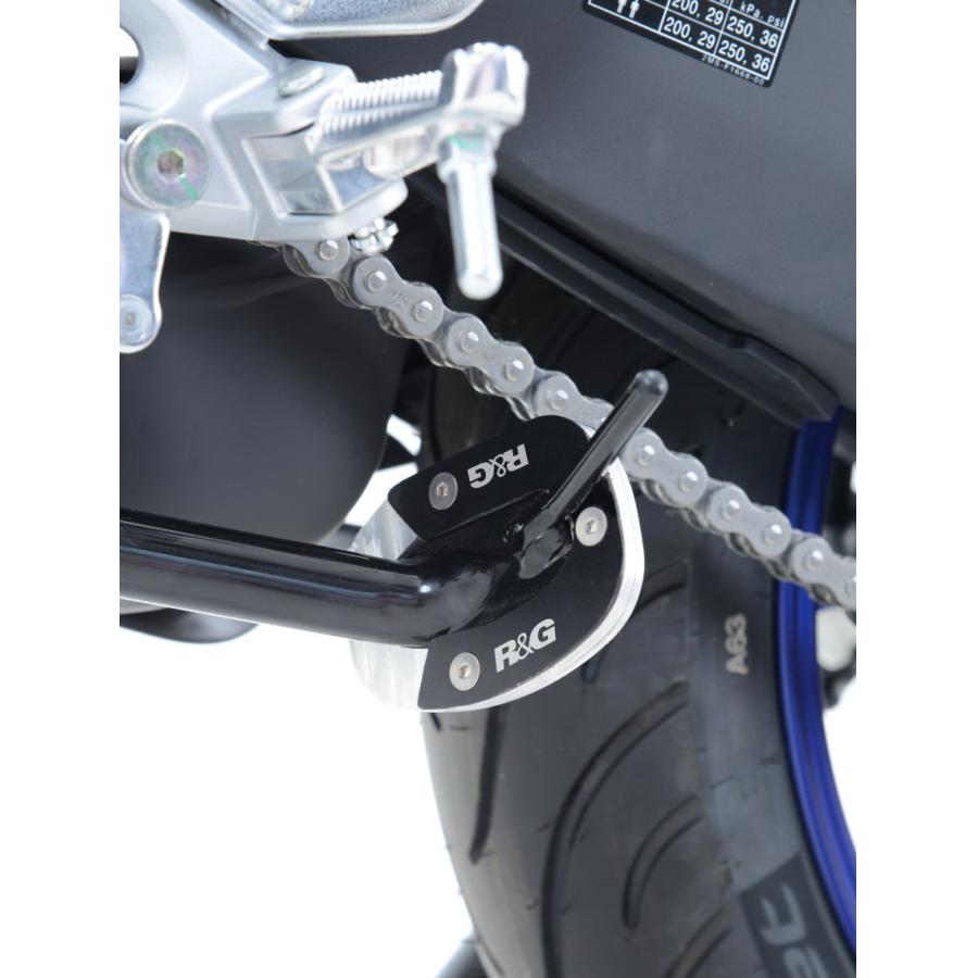 R&G (アールアンドジー) キックスタンドシュー シルバー/ブラック YZF-R25 RG-PKS0078SI