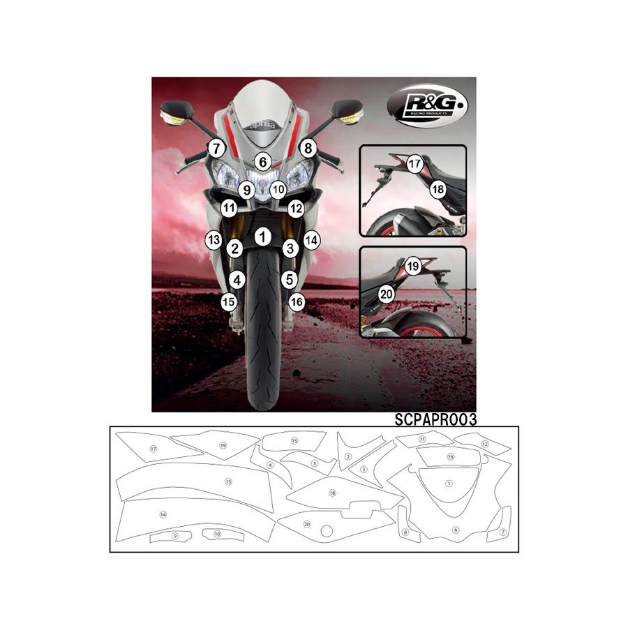 R&G (アールアンドジー) セカンドスキン(高品質ポリウレタン保護フィルム) RSV4 RG-SCPAPR003