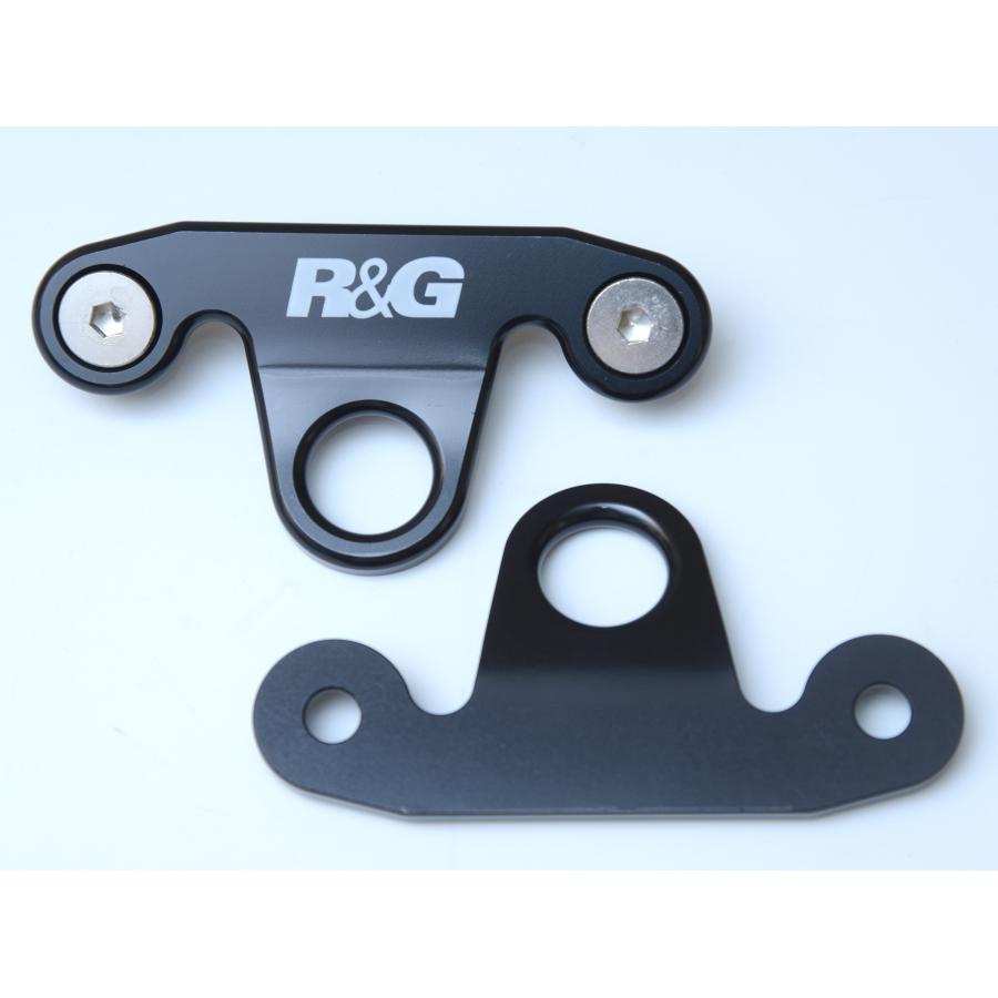 R&G (アールアンドジー) タイダウンフック 左右セット ブラック S1000RR