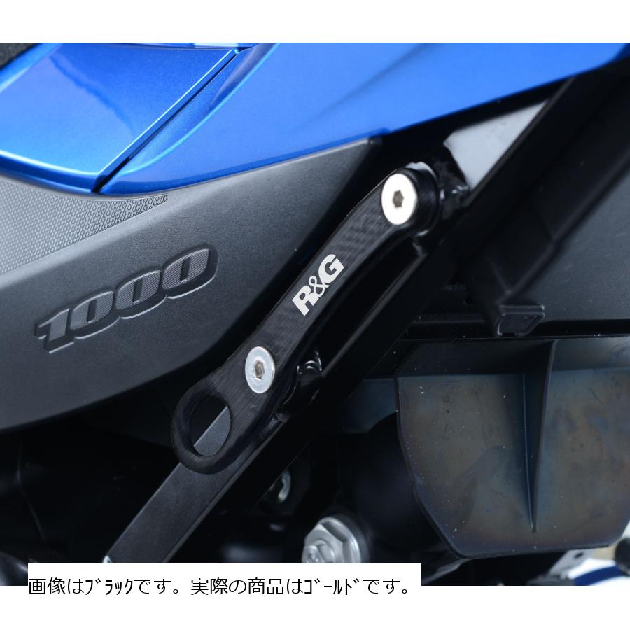 R&G (アールアンドジー) タイダウンフック 左右セット ゴールド GSX-R1000 /GSX-R1000R