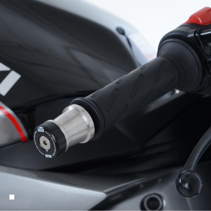 R&G (アールアンドジー) バーエンドスライダー ブラック SUZUKI SV650 SV650X RG-BE0118BK
