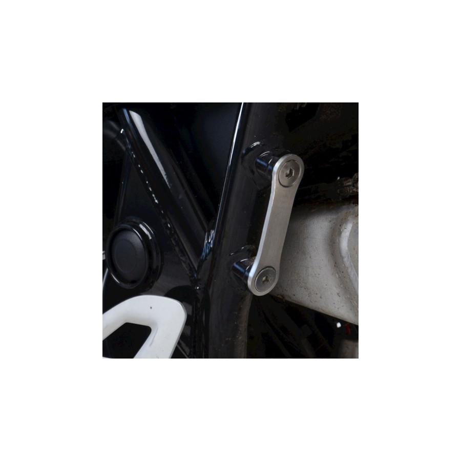 R&G (アールアンドジー) リアフットレストプレート ブラック Scrambler1200XC/XE