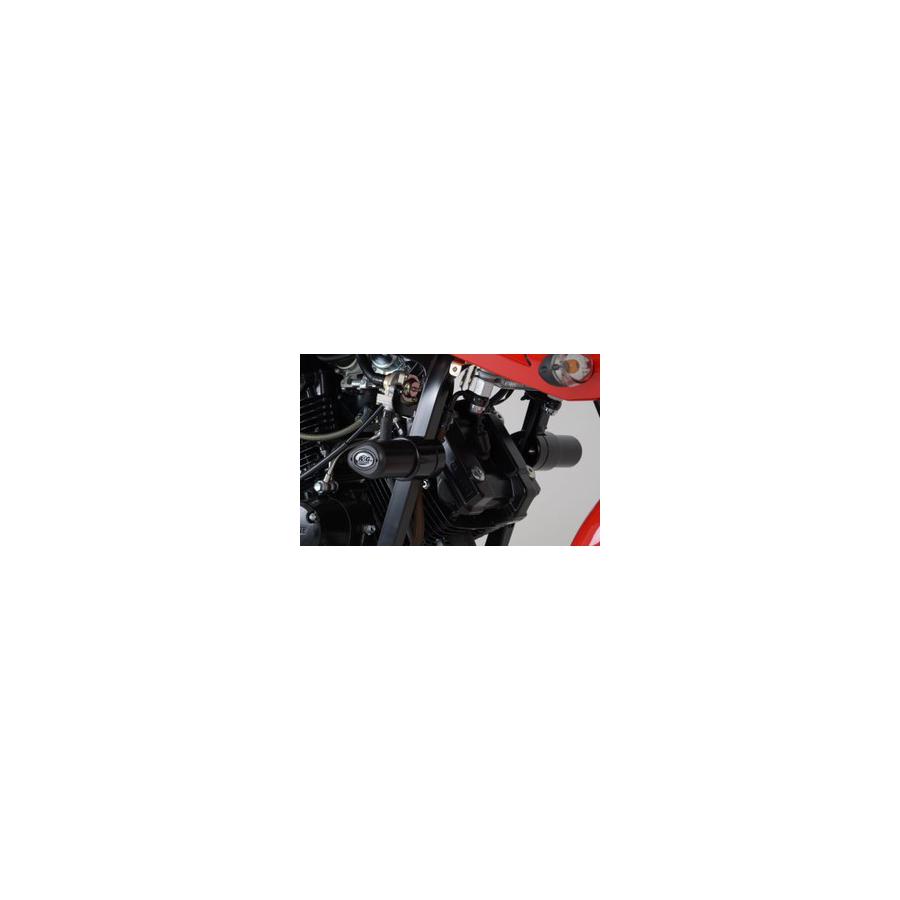 R&G (アールアンドジー) エアロクラッシュプロテクター ブラック HYOSUNG GT125/250 naked