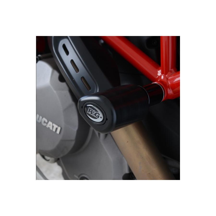 R&G (アールアンドジー) エアロ クラシュプロテクター ブラック DUCATI 950 Hypermotard RG-CP0470BL