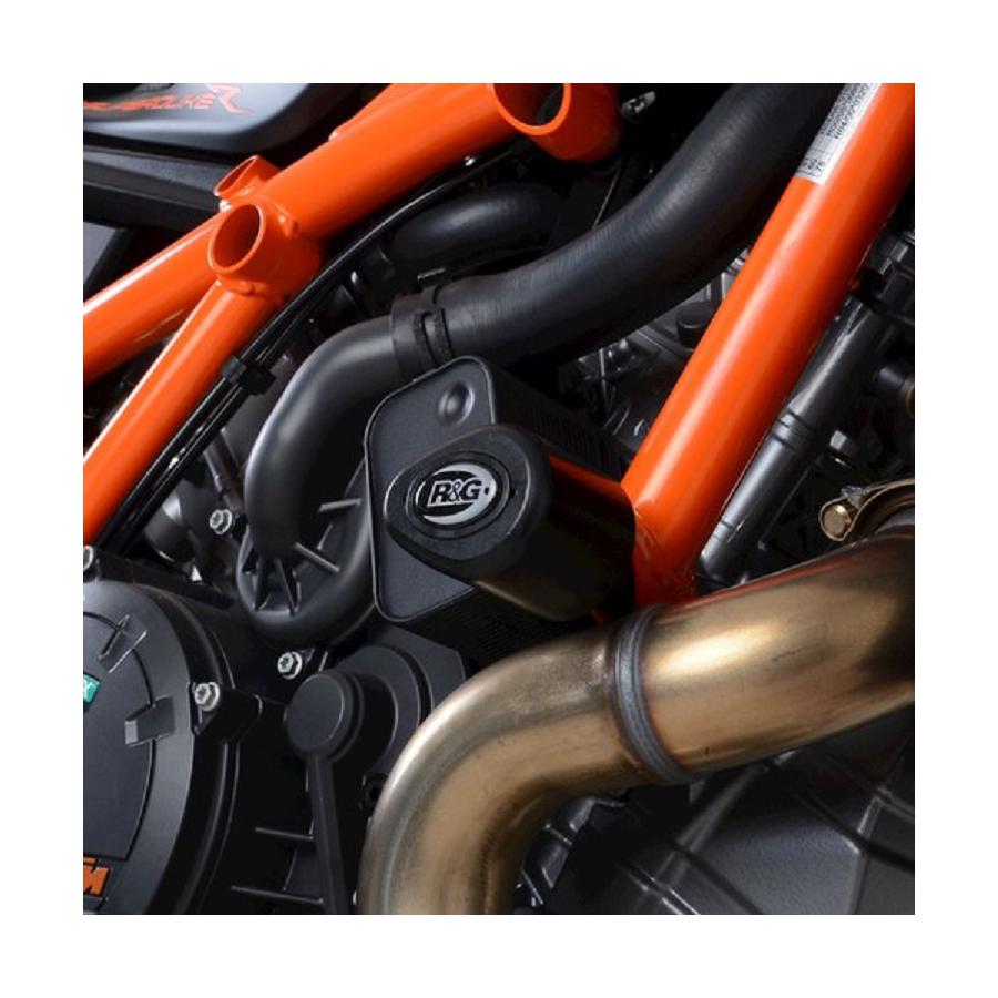 R&G (アールアンドジー) エアロクラッシュプロテクター ブラック KTM 1290Super Duke R