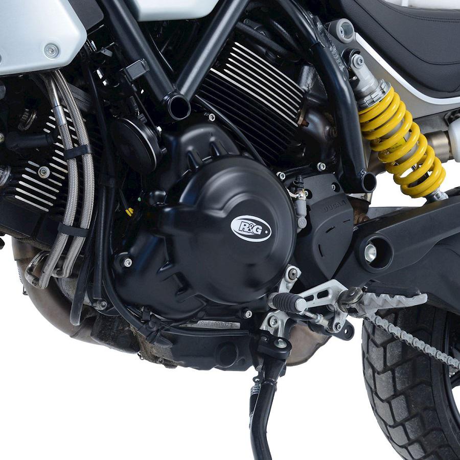 R&G (アールアンドジー) エンジンケースカバー 左側 DUCATI Scramber1100