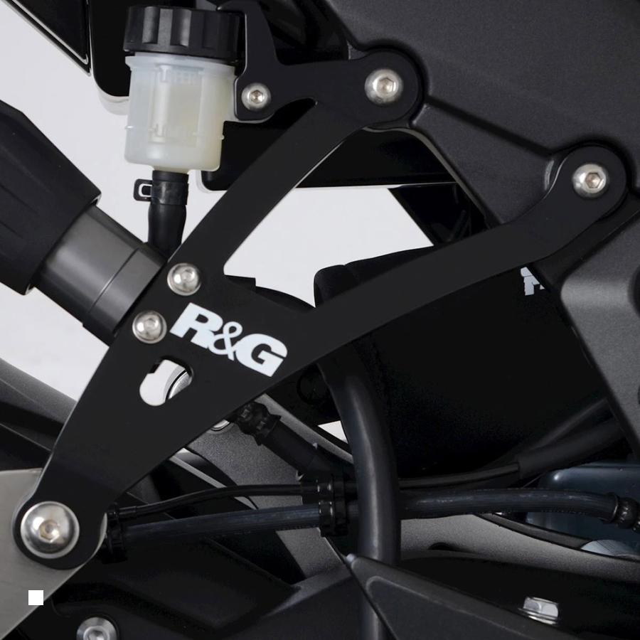R&G (アールアンドジー) エキゾーストハンガー ブラック Ninja1000SX ニンジャ1000SX