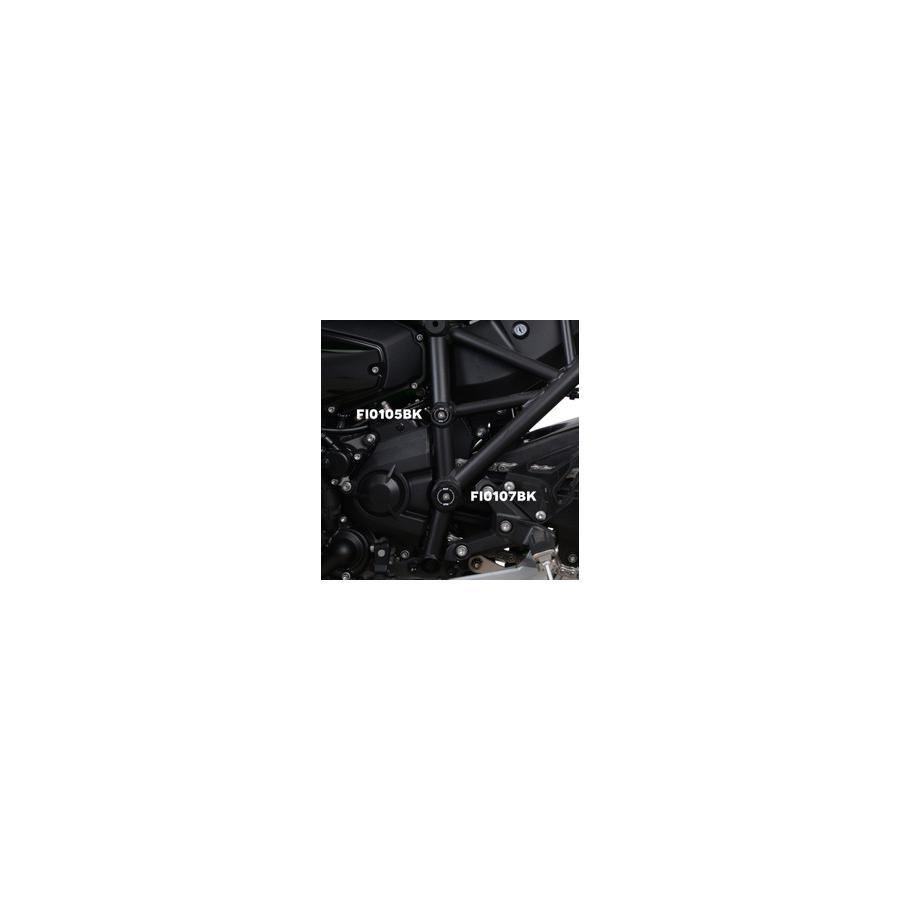 R&G (アールアンドジー) フレームインサート ブラックLHS Ninja ニンジャ H2/H2R H2 SX