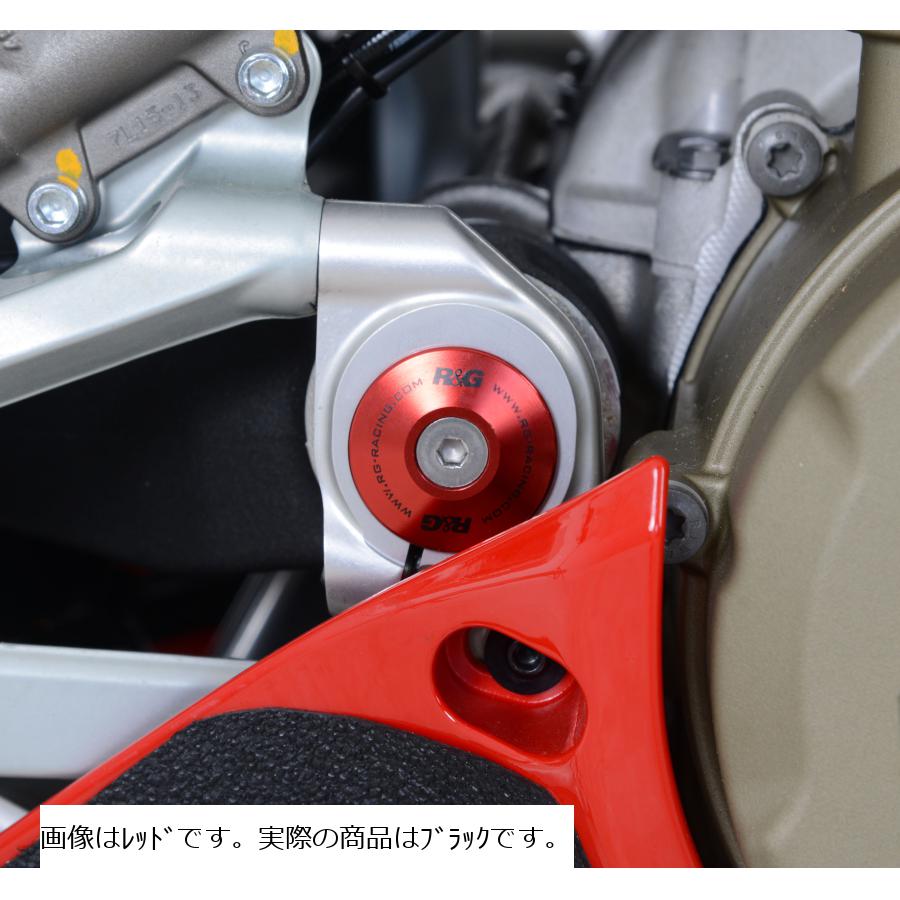 R&G (アールアンドジー) フレームインサート（フレームプラグ) ブラック DUCATI Panigale V4/V4S RG-FI0139BK