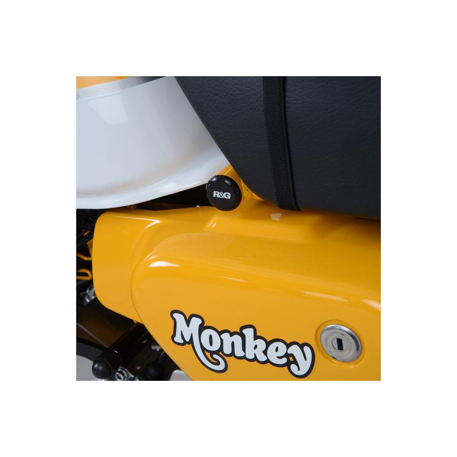 R&G (アールアンドジー) フレームインサート ブラック HONDA Monkey125 モンキー125 RG-FI0147BK
