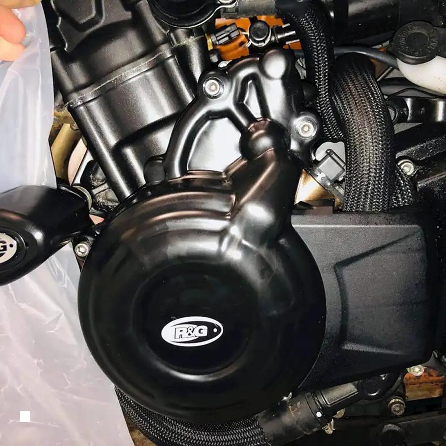 R&G (アールアンドジー) エンジンケースカバー 左右セット ブラック CBR400R/500R CB500F CB400X/500X