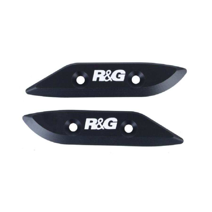R&G (アールアンドジー) ミラーブランキングプレート ブラック T-MAX530/T-MAX560