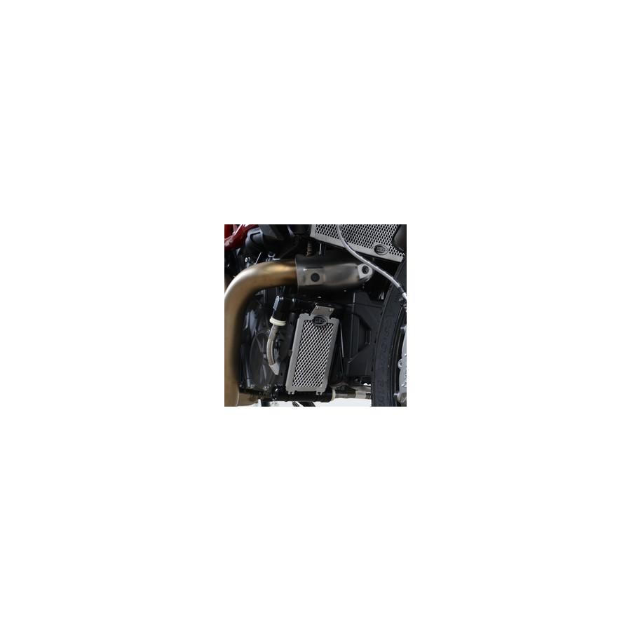 R&G (アールアンドジー) オイルクーラーガード シルバー INDIAN FTR1200/S 19- RG-OCG0036SI