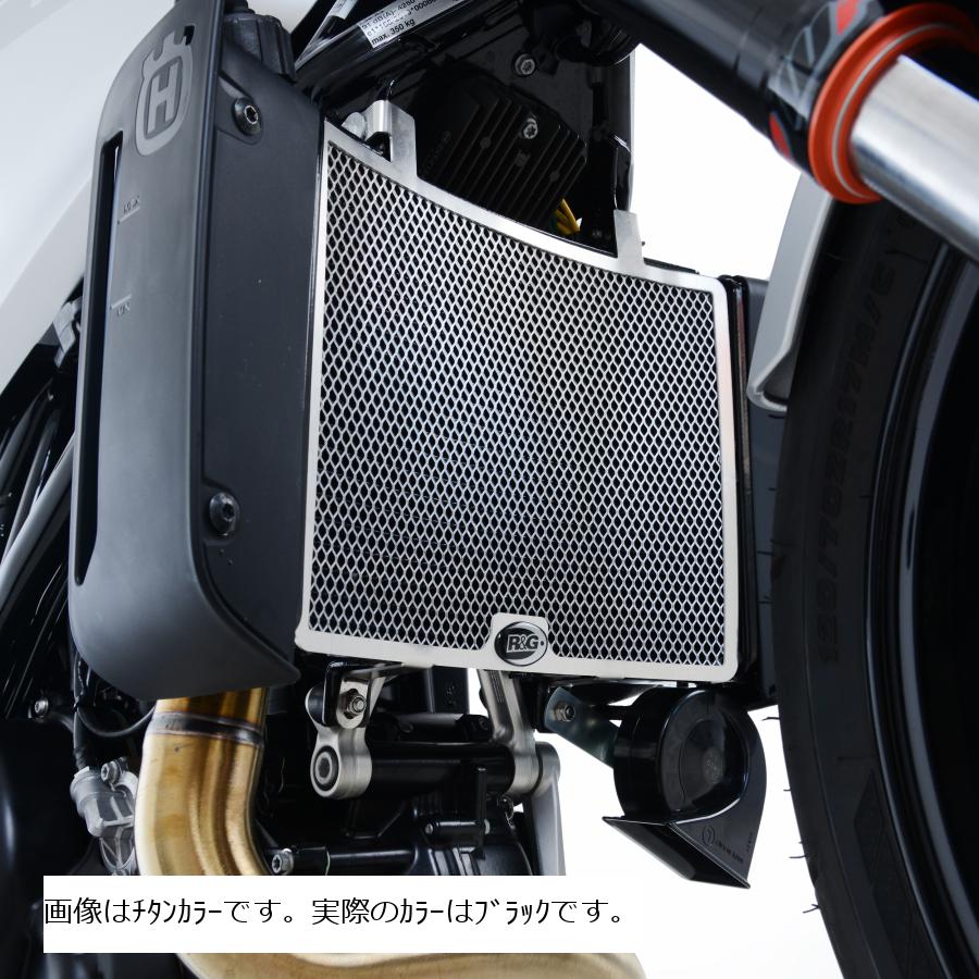 R&G (アールアンドジー) ラジエター オイルクーラーガードセット ブラック HUSQVARNA Vitpilen701 RG-RAD0237BK