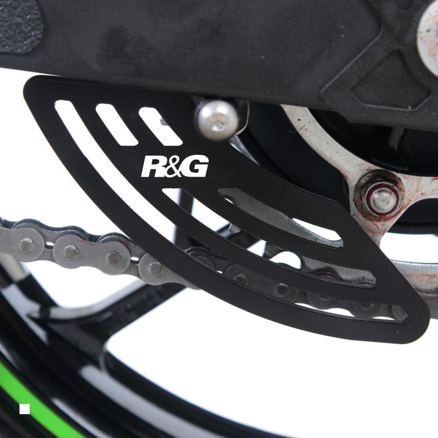 R&G (アールアンドジー) Toe/チェーンガード ブラック Ninja250 Ninja400 ニンジャ400 RG-TG0015BK