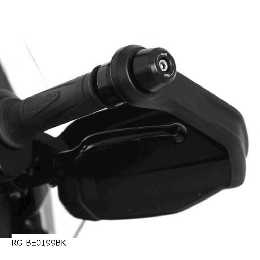 アールアンドジー バーエンドスライダー ブラック Tiger1200 GT/Rally (With OEM Handguards ) RG-BE0199BK