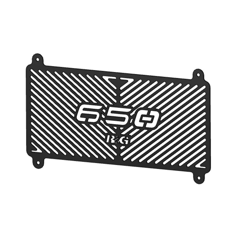R&G (アールアンドジー ) ブラック ラジエターガード Branded Z650 ニンジャ650 NINJA650 Z650RS RG-BRG0004BK