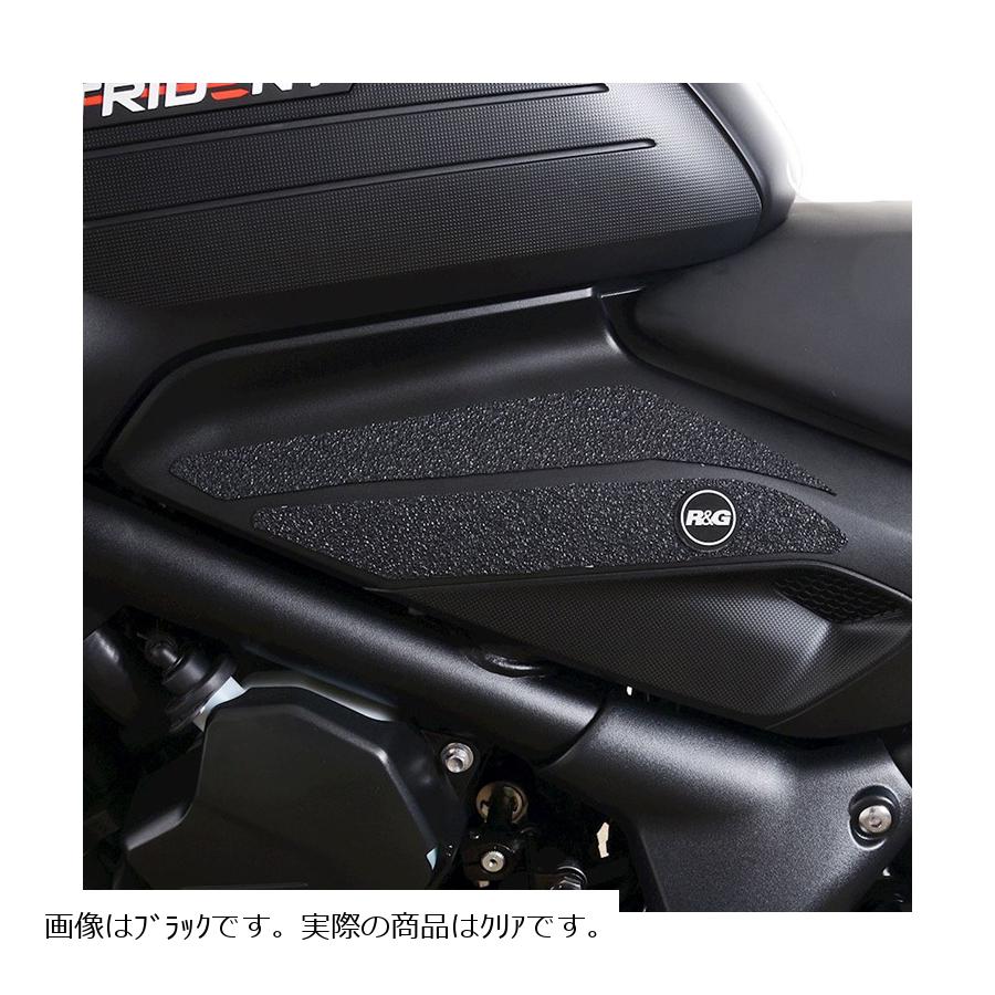R&G (アールアンドジー ) トラクションパッド トライアンフ TRIUMPH トライデント660 Trident660 クリア