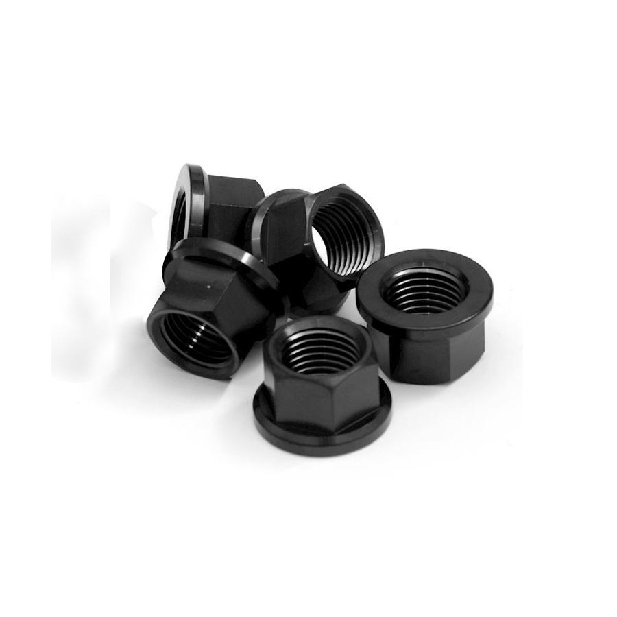 R&G(アールアンドジー) チタンスプロケットナット PVDブラック M10X1.5 5PCS
