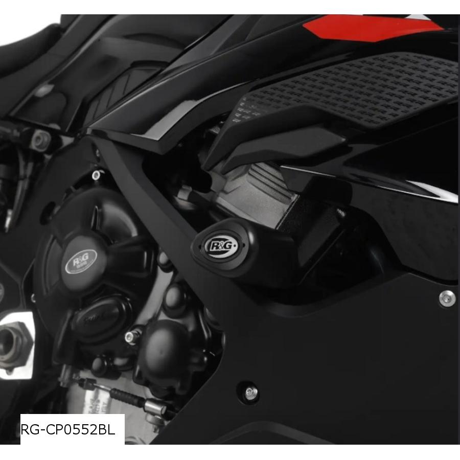アールアンドジー エアロクラッシュプロテクター:ブラック S1000RR 要加工 RG-CP0552BL