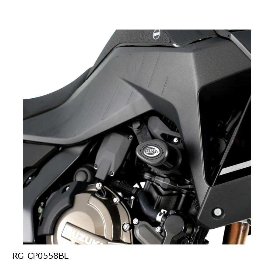 R&G (アールアンドジー ) Aero Crash Protectors:ブラック V-STROM800 DE/RE RG-CP0558BL
