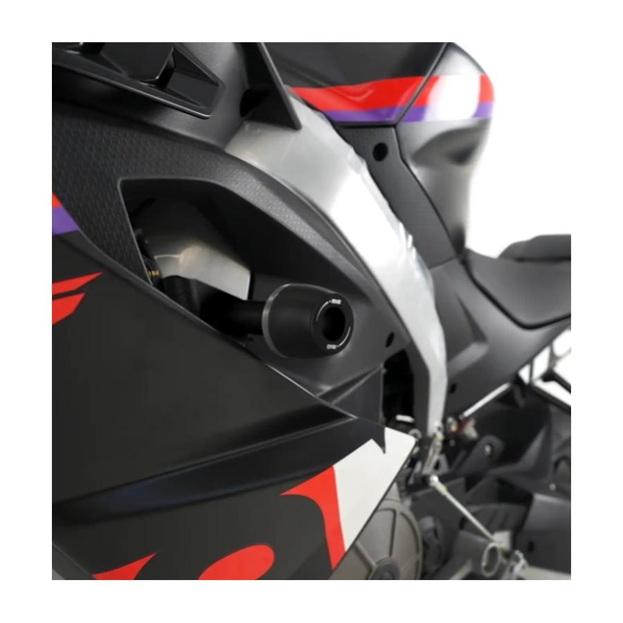 R&G (アールアンドジー ) Crash Protectors:ブラック (tapeレッド style) RS457 RG-CP0575BL