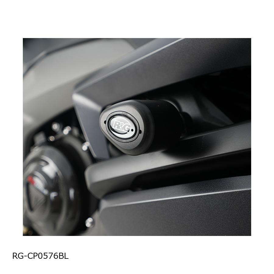 R&G (アールアンドジー ) No-cut Aero Frame Sliders:ブラック Daytona660 RG-CP0576BL
