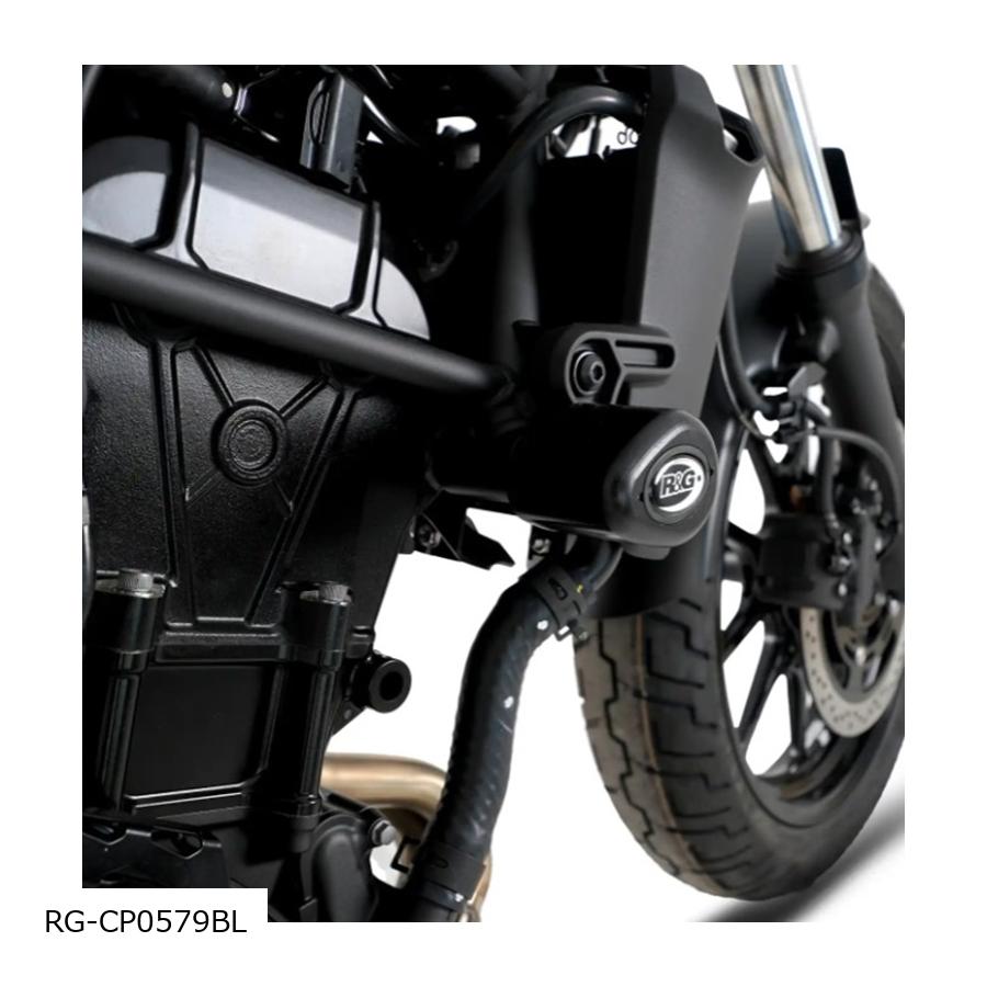 R&G (アールアンドジー ) Aero Crash Protectors:ブラック Eliminator400 Eliminator500 RG-CP0579BL