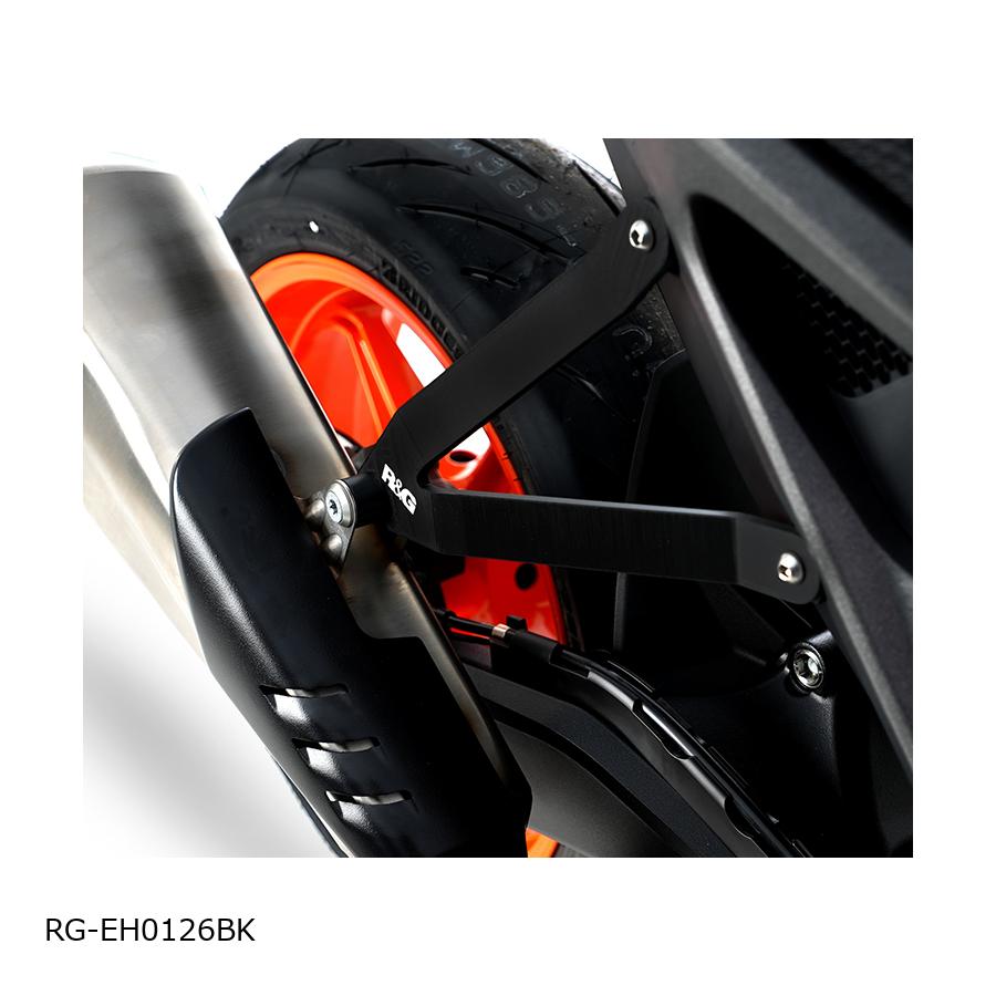 R&G (アールアンドジー ) Exhaust Hanger:ブラック 990 Duke RG-EH0126BK