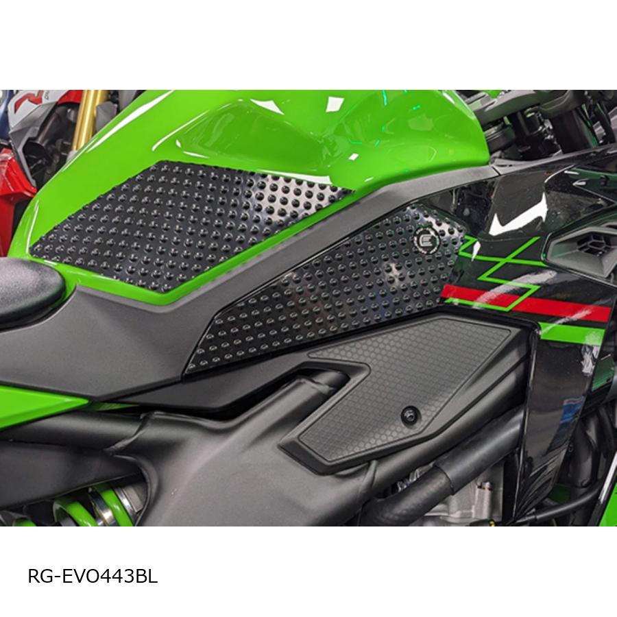 R&G (アールアンドジー ) Eazi-Grip タンクグリップ:EVO:ブラック COLOR Ninja ZX-4RR RG-EVO443BL