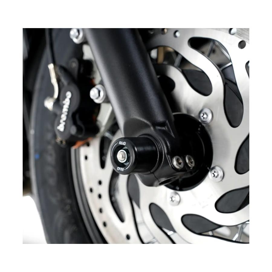 R&G (アールアンドジー ) Fork Protectors:ブラック Bonneville Bobber Bonneville Speedmaster RG-FP0284BK