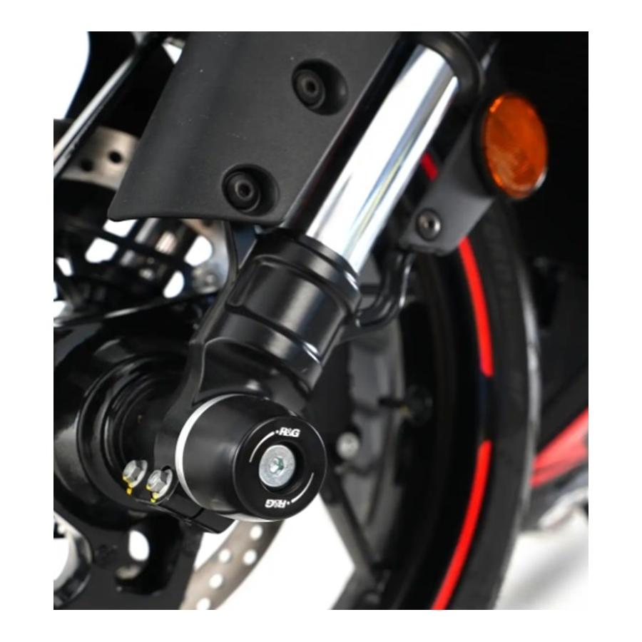 R&G (アールアンドジー ) Fork Protectors:ブラック RS457 RG-FP0292BK