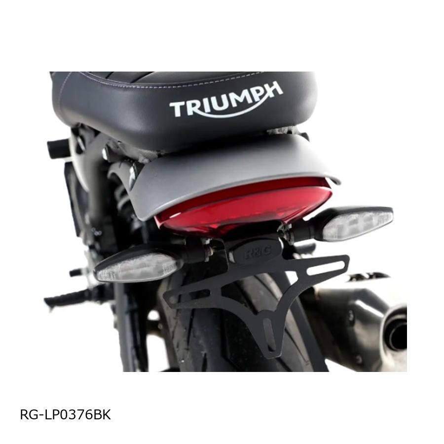 R&G (アールアンドジー ) Licence Plate Holder:ブラック TRIUMPH Speed400 Scrambler400X RG-LP0376BK