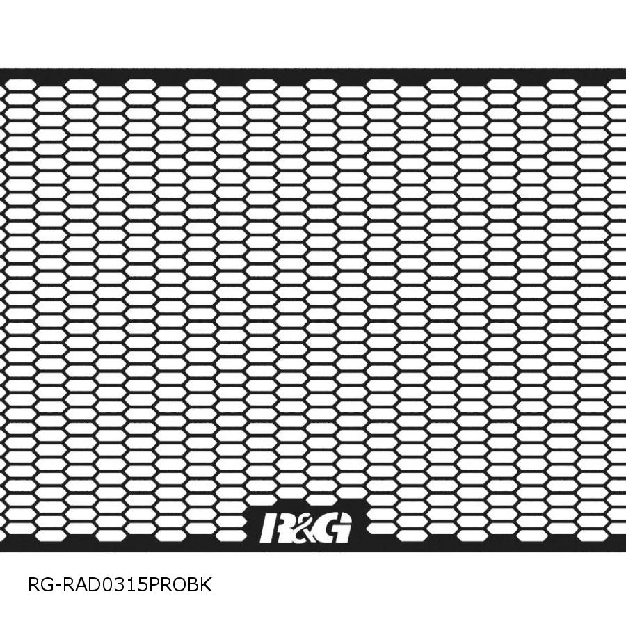 R&G (アールアンドジー ) PRO ラジエーターガード:ブラック TUONO660/RS660 RG-RAD0315PROBK