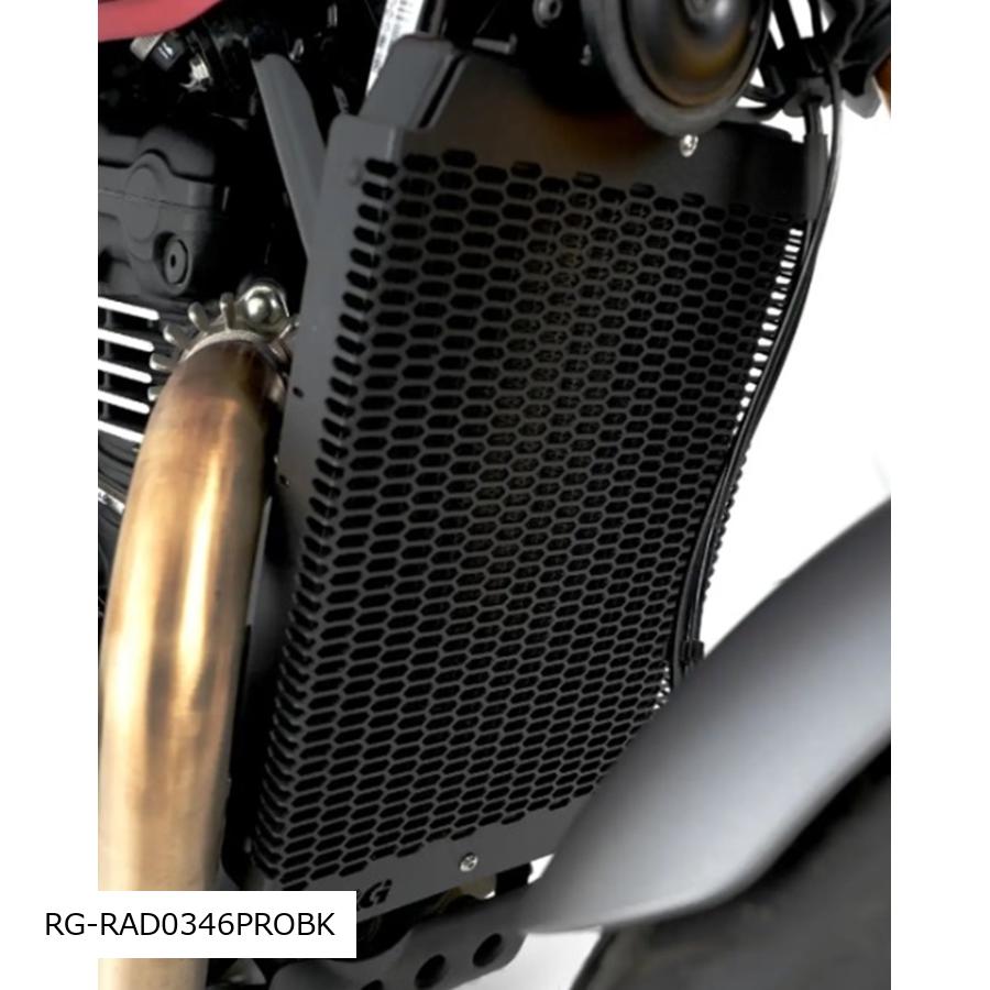 R&G (アールアンドジー ) PRO Radiator Guard:ブラック TRIUMPH Speed400 Scrambler400X RG-RAD0346PROBK
