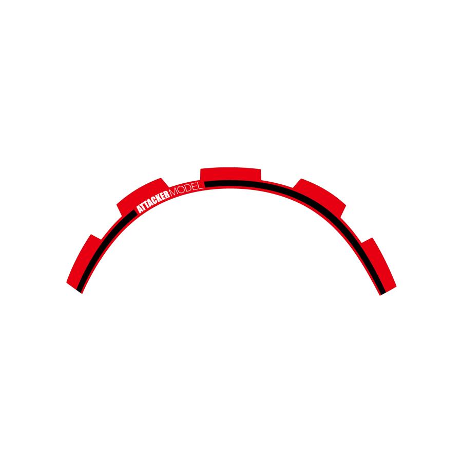 MDF (エムディーエフ) グラフィックキット アタッカーモデル レッド ライトカウル V-Strom250 17- M17VS25-A-RD-LC