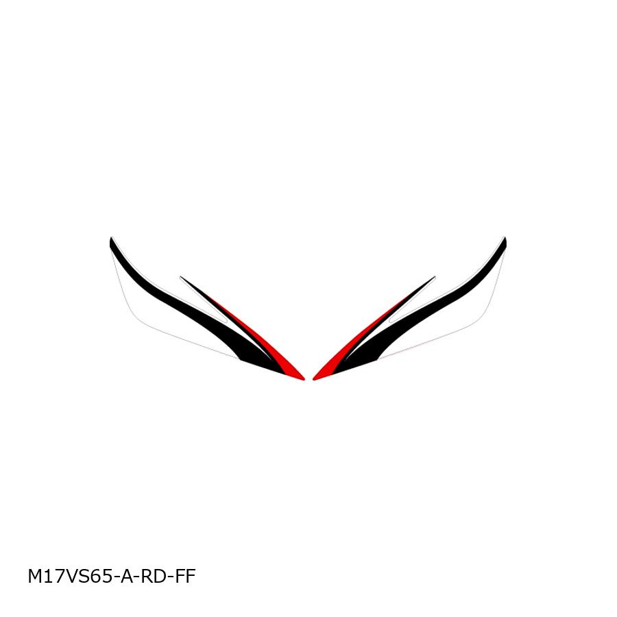 MDF (エムディーエフ) グラフィックキット フロントフェンダー アタッカー レッド V-Strom650 17- M17VS65-A-RD-FF